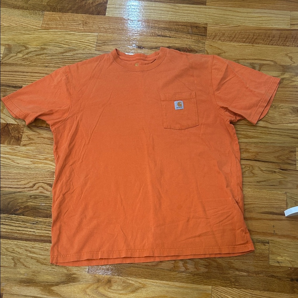 Carhartt Men's Vibrant Orange Short Sleeve Tee